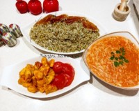 نخود پلو بامرغ