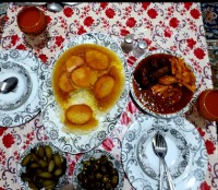 خورشت بادمجون ناهار دونفره با دوست عزیزم خیلی ساده جاتون سبز