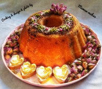 کیک گردویی باشکلات چیپسی