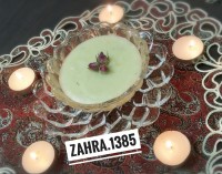 فرنی سیب و گلاب