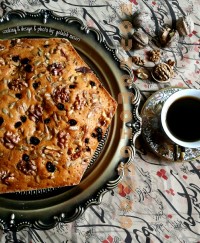 کیک گردو و کشمش