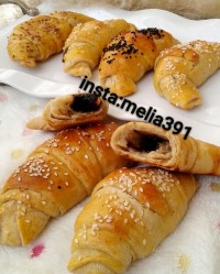 نان کراسان شکلاتی (2)