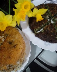 شوید پلو با کوکوبا سبزی محلی شمالی
