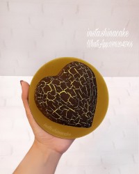 کیک قلب برجسته