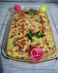 اینم از کوکوی خوشمزه ی خودم پز