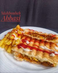 پنینی قارچ و گوشت