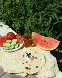 نون لواش خانگی