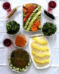 کوکو سبزی قالبی در فر