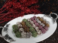 توپک خرمایی شکلاتی