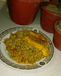 شوید پلو ماهی