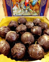 ترافل شکلاتی.