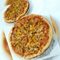 پیتزای مرغ وسبزیجات