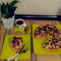 کیک دارچینی کشمشی