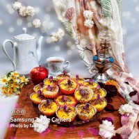 کیک یزدی زعفرانی بدون فر