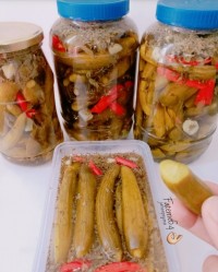 خیار شور خونگی (سه روزه)