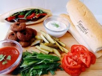 فلافل قالبی منجمد خونگی