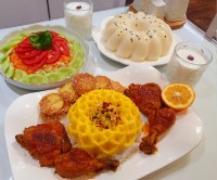 زرشک پلو با مرغ پرتقالی☘