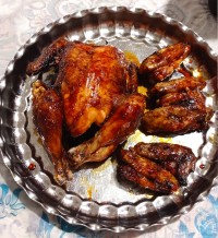 مرغ بریونی در فر