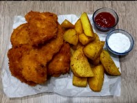 شنیسل مرغ متفاوت