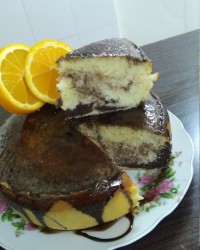 کیک بدون فر و همزن