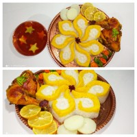 تزیین زرشک پلو با مرغ??