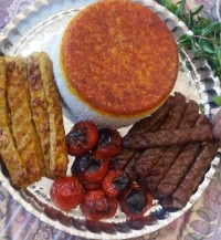 کوبیده گوشت ومرغ