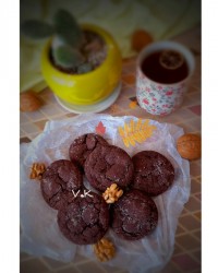 کوکی ترک فندقی- شکلاتی