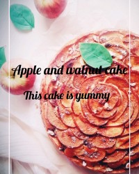 کیک سیب خوشمزه