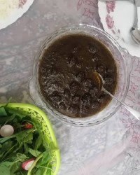 فسنجون با گوشت قلقلی