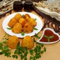 کبه برنج و سیب زمینی