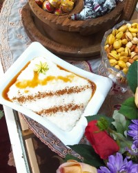 شیر برنج با شیره انگور