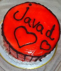 کیک با تزیین بریلو