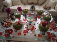 اینم سفره هفت سین من. دوستان عزیزم عیدتون مبارک