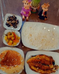 اینم ناهار ما برا عید