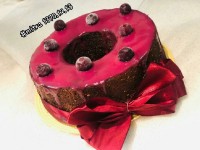 کیک آلبالویی شکلاتی