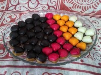 برشتوک نخودچی رنگی