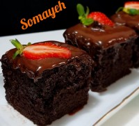 کیک شکلاتی (ورق بزنید)