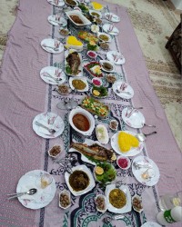 سفره شام عید