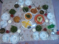 سفره شام شب عید۱۴۰۰