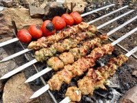 جوجه کباب سبزیجات