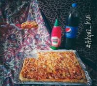 پیتزا سوسیس