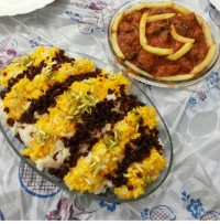 چلو گوشت نهار روز عید
