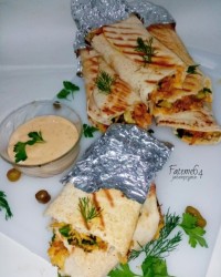 شاورمای مرغ به سبک خاورمیانه