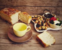 نان تست کره ای (با تخم مرغ)