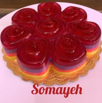 ژله پاناکوتا با رویه ژله ساده