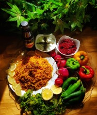 هویج پلو با گوشت چرخ کرده