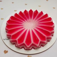 ژله شکلاتی راه راه