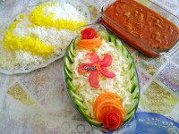 خورش بامیه با گوشت چرخ کرده