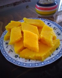 حلوا برنجی زعفرونی
