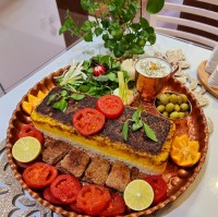 ته چین کباب تابه ای ☘☘☘